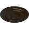 Ekena Millwork Traditional Ceiling Medallion (Fits Canopies up to 5 1/2"), Hand-Painted Bronze, 24 3/8"OD x 1 1/2"P CM24TRBZS - alternate 2